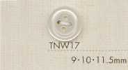 TNW17 DAIYA BUTTONS Botón de poliéster con aspecto de concha resistente al calor
