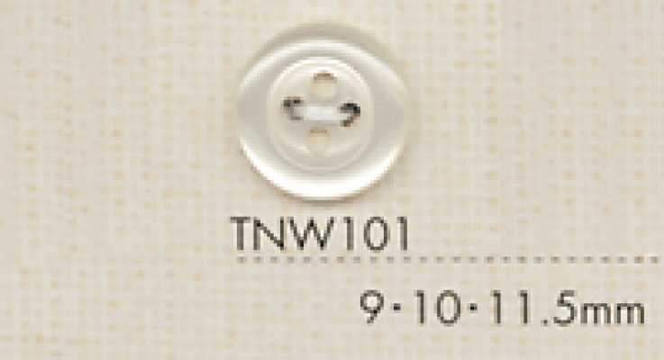 TNW101 DAIYA BUTTONS Botón de poliéster con aspecto de concha resistente al calor