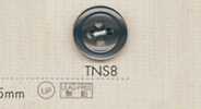 TNS8 DAIYA BUTTONS Botón de poliéster con aspecto de concha resistente al calor