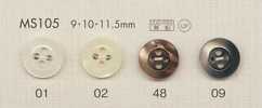 MS105 DAIYA BUTTONS Botón de poliéster tipo concha