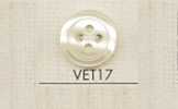 VET17 DAIYA BUTTONS Botón de poliéster con forma de concha