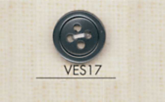 VES17 DAIYA BUTTONS Botón de poliéster con forma de concha