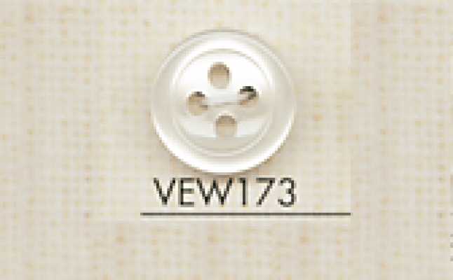 VEW173 DAIYA BUTTONS Botón de poliéster con efecto nácar