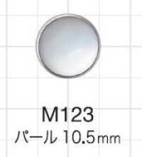 M123 Gancho De Punto Pearl Top Parts Tipo Estándar 10,5 Mm[Cierre A Presión/arandela Con Ojal] Morito Foto secundaria