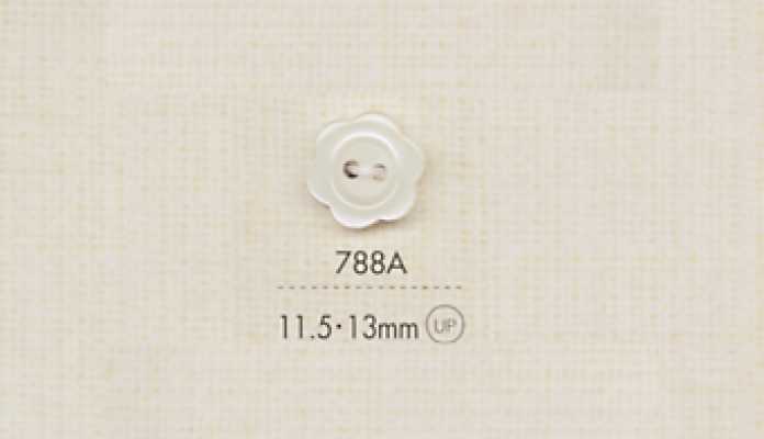 788A DAIYA BUTTONS Botón de poliéster de dos agujeros (forma de flor)