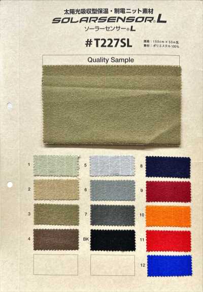 T227SL Solar Sensor® L tricot afelpado