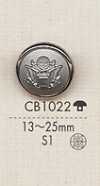 CB1022 Botones de metal plateado para chaqueta