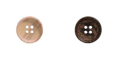 OW7300 Botón de 4 agujeros de madera/madera, contrachapado