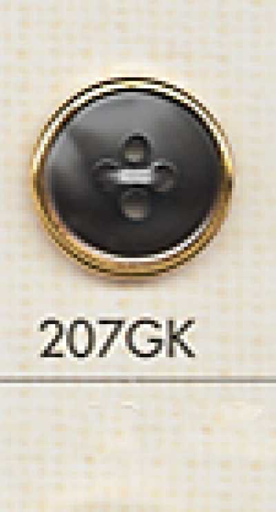 207GK Botón simple de 4 agujeros de plástico para camisa