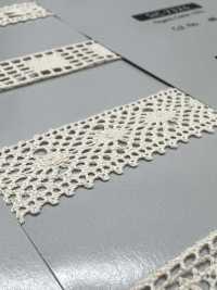 SIC-7262 Encaje De Torsión De Algodón Orgánico/15 Mm[Cordón] SHINDO(SECRETO) Subfoto