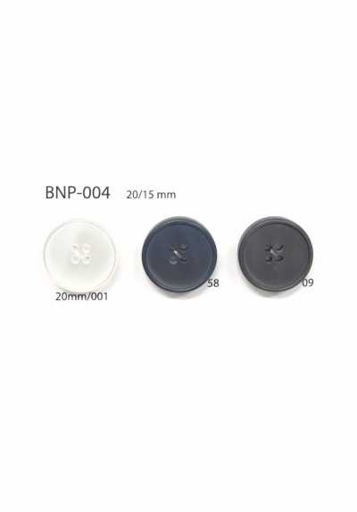 BNP-004 Botón de poliéster biológico de 4 agujeros