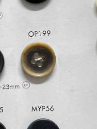 OP199 Elegante Botón De Poliéster Mate De 4 Orificios Con Forma De Búfalo DAIYA BUTTON(DAIYA BUTTON) Subfoto