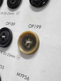 OP199 Elegante Botón De Poliéster Mate De 4 Orificios Con Forma De Búfalo DAIYA BUTTON(DAIYA BUTTON) Subfoto