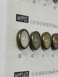 MYP52S Botones Elegantes De Poliéster Plateados De 4 Agujeros[Botón] DAIYA BUTTON(DAIYA BUTTON) Subfoto