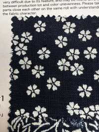 88223 SEVENBERRY Tela De Hilo Desigual Patrón Japonés De Un Solo Color[Fabrica Textil] VANCET Foto secundaria