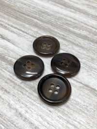 水牛タツ Botón De Cuerno De 4 Orificios Buffalo Tatsu Koutoku Button Foto secundaria