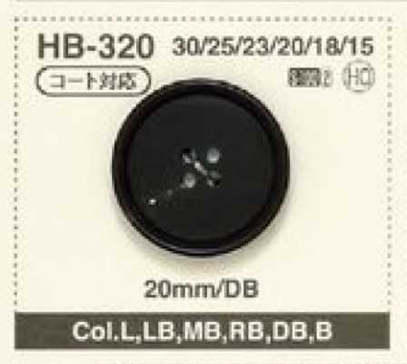 HB-320 Botón de cuerno de búfalo de agua de material natural de 4 agujeros para abrigos y chaquetas