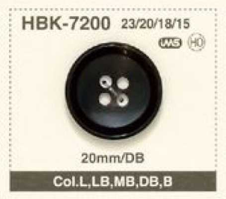 HBK-7200 Botón de cuerno de búfalo de agua de material natural de 4 orificios para trajes y chaquetas