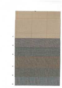 MU5027 Glen Check[Fabrica Textil] Ueyama Textile Foto secundaria