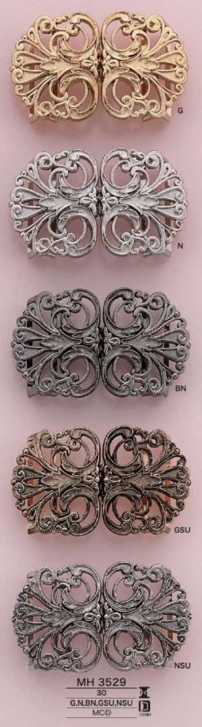 MH3529 Hebilla Fick de estilo Art Nouveau