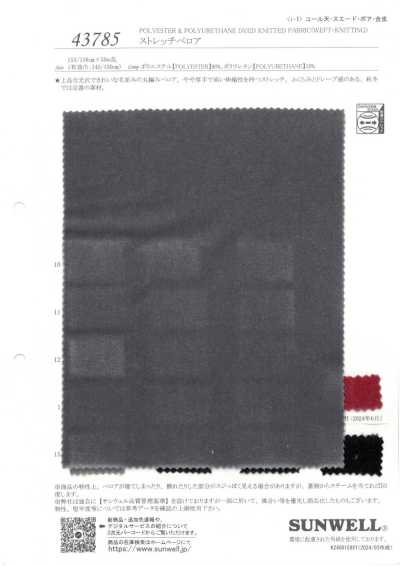 43785 Velour elástico