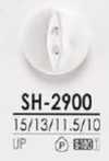 SH-2900 Resina De Poliéster Agujero Delantero 2 Agujeros, Botón Brillante