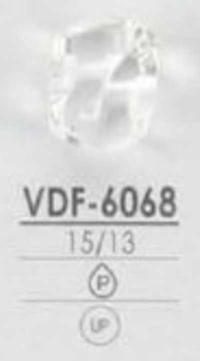 VDF6068 Botón brillante de resina de poliéster con vástago de túnel