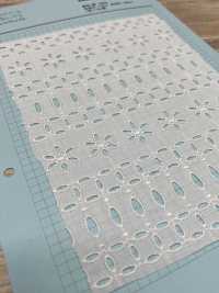 26023-1 Puntilla Algodón AO Blanco Roto[Fabrica Textil] Kyowa Lace Foto secundaria