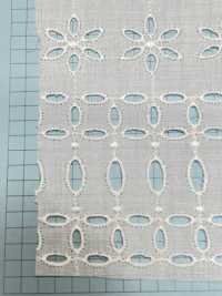 26023-1 Puntilla Algodón AO Blanco Roto[Fabrica Textil] Kyowa Lace Foto secundaria