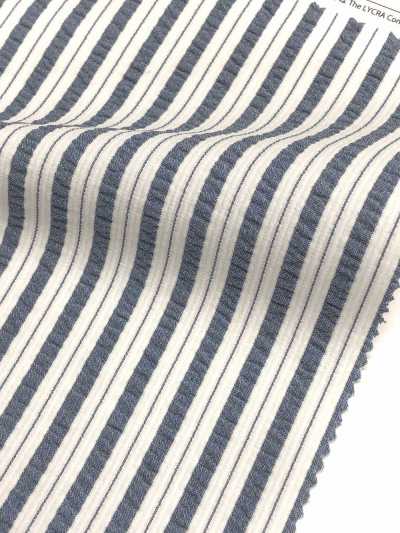 KKF8586-W-1 Seersucker Stretch Wide Stripe[Fabrica Textil] Uni Textile Foto secundaria