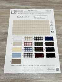 KKF8586-W-2 Seersucker Stretch Cuadros De Ancho Ancho[Fabrica Textil] Uni Textile(Estudio Komon) Subfoto