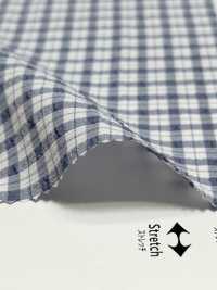 KKF8586-W-2 Seersucker Stretch Cuadros De Ancho Ancho[Fabrica Textil] Uni Textile Foto secundaria