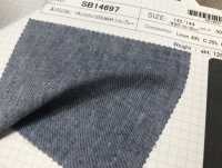 SB14697 Lino / Algodón / COOLMAX® Chambray[Fabrica Textil] SHIBAYA Foto secundaria
