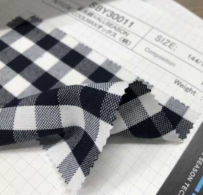 SBY30011 Super Long Cotton X ALL SEASON COOLMAX Oxford(Pattern)[Fabrica Textil] SHIBAYA Foto secundaria