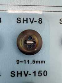 SHV8 Botón De Concha Con Borde Y 4 Agujeros DAIYA BUTTON(DAIYA BUTTON) Subfoto