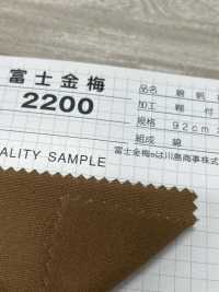 2200 Laminación Adhesiva Fujikinbai Cotton Canvas No. 11[Fabrica Textil] Ciruela Dorada Fuji Foto secundaria
