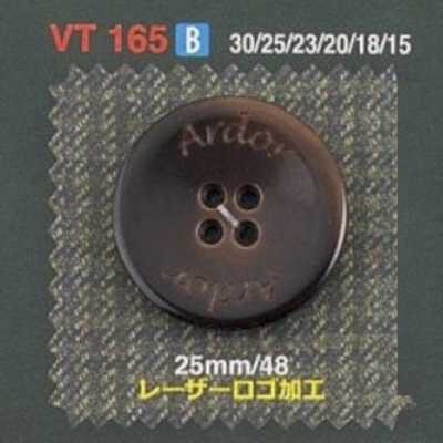 VT165 Botón de resina de poliéster de 4 agujeros