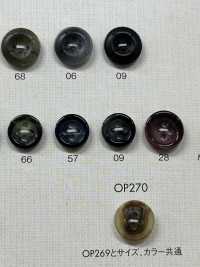 MYP43 Botón De 4 Agujeros Con Borde De Resina De Poliéster DAIYA BUTTON(DAIYA BUTTON) Subfoto