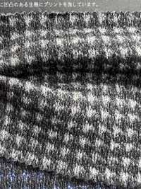 1037052 Jersey De Felpa Dobby Con Estampado De Pata De Gallo[Fabrica Textil] Takisada Nagoya Foto secundaria