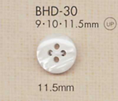 BHD30 DAIYA BUTTONS Botón de poliéster estilo concha de cuatro agujeros resistente a impactos RIVER