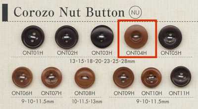 ONT04H Botón de nuez de 2 agujeros