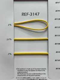 REF-3147 Cordón Elástico De Poliéster Reciclado (Tipo Duro)[Cordón De Cinta De Cinta] SHINDO(SIC) Foto secundaria