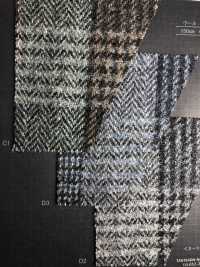 3-BA47 HARRIS Harris Tweed Herringbone Check[Fabrica Textil] Takisada Nagoya Foto secundaria