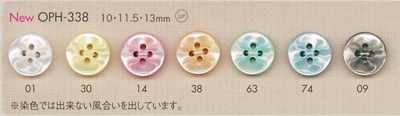 OPH338 DAIYA BUTTONS Botón de poliéster de cuatro agujeros