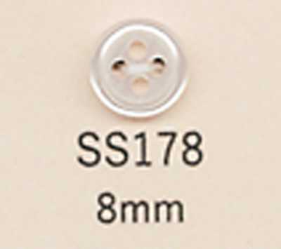 SS178 DAIYA BUTTONS Botón de poliéster de cuatro agujeros