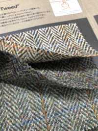 3-KM HARRIS Harris Tweed Check Herringbone Avena[Fabrica Textil] Takisada Nagoya Foto secundaria