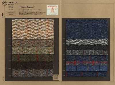 3-KM HARRIS Harris Tweed cuadro espiga avena