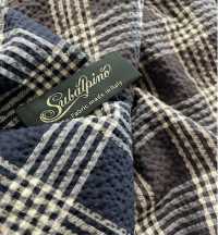 3-2538CHECK SUBALPINO Shear Seersucker Check[Fabrica Textil] Takisada Nagoya Foto secundaria
