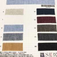 SBW10938 1/40 Chambray De Lino Francés[Fabrica Textil] SHIBAYA Foto secundaria