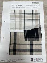 SBY7305 Lavadora A Cuadros Teñida Con Hilo De Lino 1/60[Fabrica Textil] SHIBAYA Foto secundaria